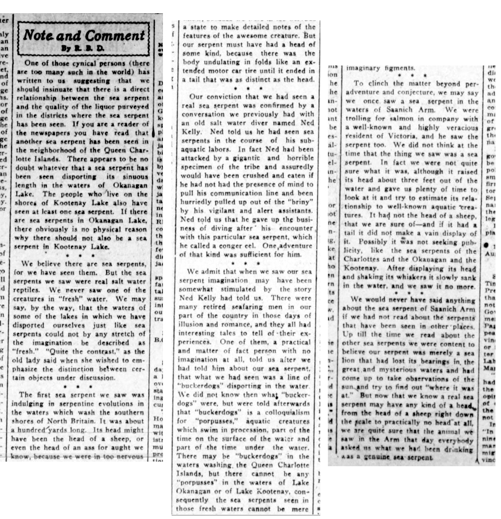 Daily Colonist 1926